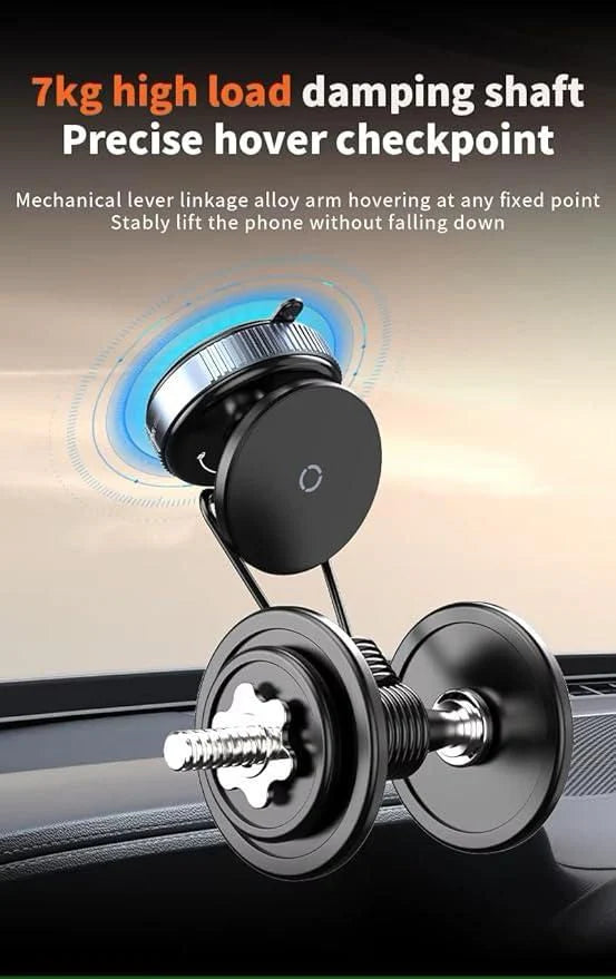 Magnetic Phone Holder with 360° Rotation