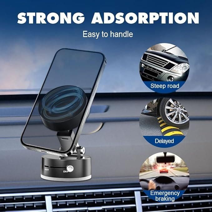 Magnetic Phone Holder with 360° Rotation