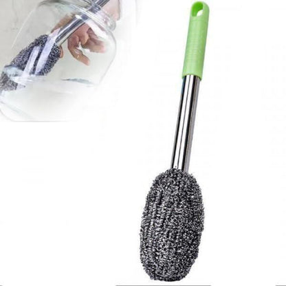 Long Handle Bottle and Jar Toilet Cleaner Brush