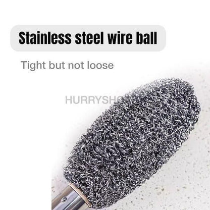 Long Handle Bottle and Jar Toilet Cleaner Brush