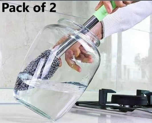 Long Handle Bottle and Jar Toilet Cleaner Brush