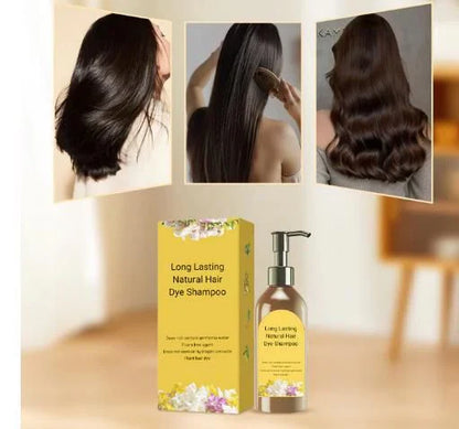 Japanese Long Lasting Natural Hair Dye Shampoo (Buy 1 Get 1 FREE 😍)