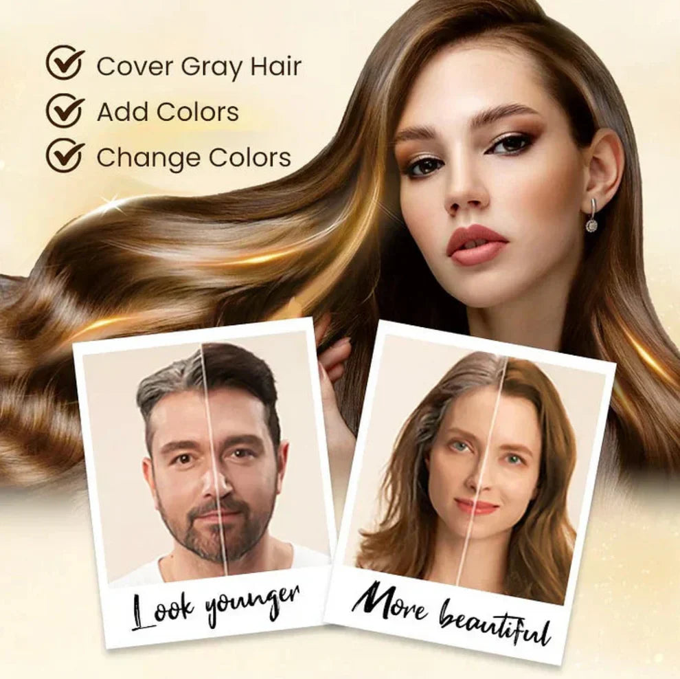 Japanese Long Lasting Natural Hair Dye Shampoo (Buy 1 Get 1 FREE 😍)